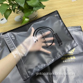 Black zip lock packaging bag,aluminum foil bag with zipper,resealable smell proof ziplock 3.5 mylar bags